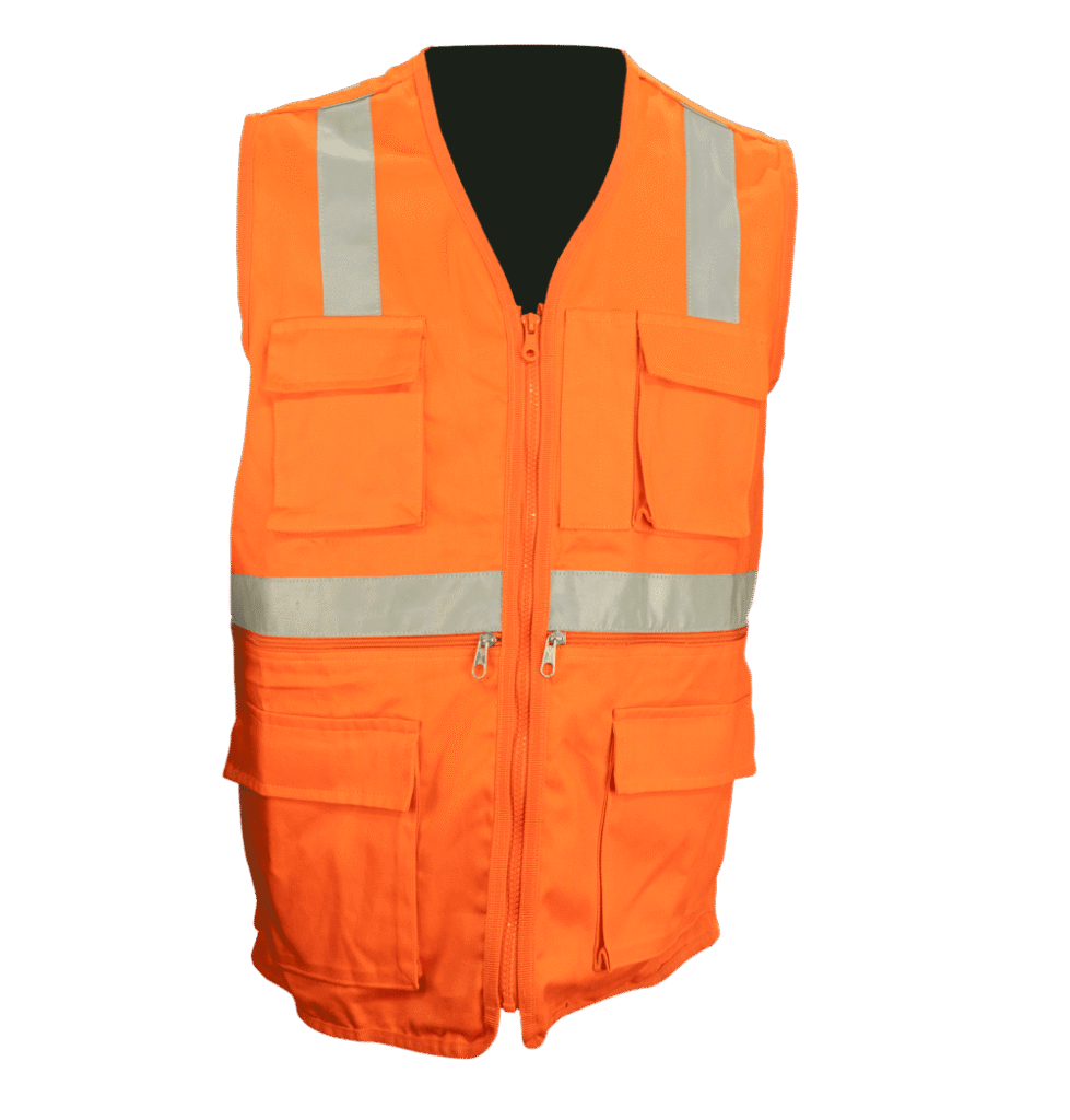 Chaleco Naranja de Dril